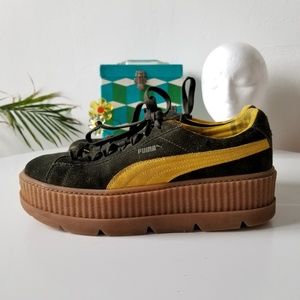 Puma Fenty Rihanna Platform Creeper Yellow Green